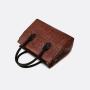 2024 Custom Crocodile Patent Leather Purse Handbag For Women With Fashion Shoulder Strap
