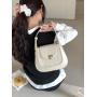 Wholesale New Trend Crossbody Bags Vintage gold lock shoulder bag PU leather shell Handbag for Girls