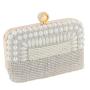 Wholesale ladies clutch bags ladies party purse rhinestone tassel pearl bag handbag evening bags for woman