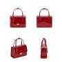 2024 New Arrival Ladies Cross Body Bag Fashion PU Plain Leather Custom Logo Shoulder Bag Luxury Handbag For Women
