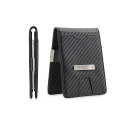 Slim Front Pocket Carbon Fiber Wallet Customized Wallet Minimalist Money Clip