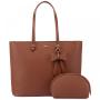 2023 LOVEVOOK 2pc ladies bags famous luxury shoulder bag 15.6in work school computer bags large women Laptop tote handbags