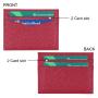 Minimalist Slim Credit Card Holder Business RFID Blocking Wallet Portable Men's Travel Custom Leather Card Holder Card Bag