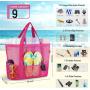 High Quality Large Beach Pool Mesh Tote Bag Women Tote Travel Beach Picnic Bag Beach Shoulder Shopping Bag