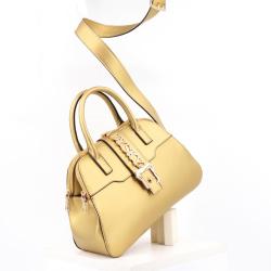 2024 ladysky ladies bag custom metal letter logo for handbags with low MOQ fashion handbag for women single shoulder bag 33 cm