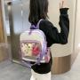 2021 China Manufacturer Custom Low MOQ Fashion Nylon Ita Bags Clear PVC Window Customized Ita Backpack