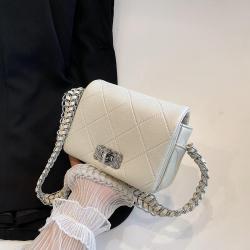 New niche one shoulder fashionable high-end small square bag