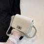 New niche one shoulder fashionable high-end small square bag