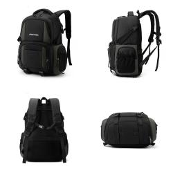 KBW206 2023 Outdoor Sports Backpack Separate Shoe Compartment Large Capacity 65L Oxford Fabric Water Resistant Hiking Duffel Bag
