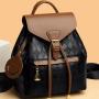 New Retro Contrast Color Handheld Multi functional Large Capacity Fashion Travel Traveling backpack