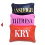 Customized Leather Personalized Makeup Bag Beauty Zipper Cosmetic Bag Leather Pouch PU
