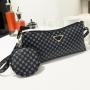High quality printed armpit bag two sets of 2024 new korean women's shoulder bags mobile phone bag