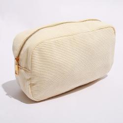 Reisen Promotional Travelling Kits Organizador De Maquillaje Ladies Simple Small Jelly Pouch Bag Corduroy Bag