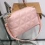 Ladies New Fashionable Air Pillow Embroidery Messenger Bag Single Handle Portable Ladies' Wholesale Casual Bag for Foreign Trade