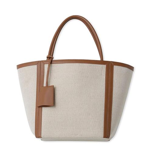 Wholesale Custom Pu Leather Shoulder Tote Outdoor Travel Purses And Handbags Fashion Women Canvas Tote Bags