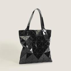 Women'S Spring And Summer New Geometric Diamond Check Light Six Single-Shoulder Tote Shopping Bag