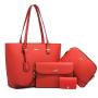 Hot Sales Sac A Main Femme With 4pc Luxury Set Bags Shoulder Bags Pu Leather Handbag For Women