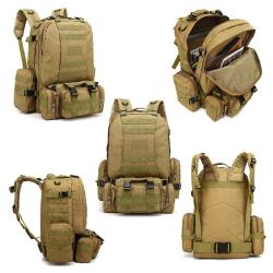 ZF170 Outdoor Duffel Bag Combination Oxford Cloth Travel Bag Multifunctional  Mountaineering Bag