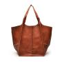 2024 Custom Hot Selling High Capacity Leather Tote Bag For Women Luxury Travel Weekend