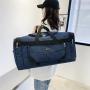 China Factory Sale Foldable Large Capacity Oxford Handy Storage Bag Travel Luggage Bag