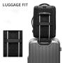 XL190 Customized Lightweight Computer Backpack With USB Waterproof Wearable Backpack Expandable College Students Shoulder Bag