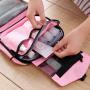 Gelory Hanging Travel Toiletry Bag Portable Waterproof Bag Bathroom and Shower Organizer Kit