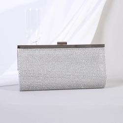 2024 New Rhinestone Banquet Evening Bag Chain Female Clutch Bag Women's Handbags