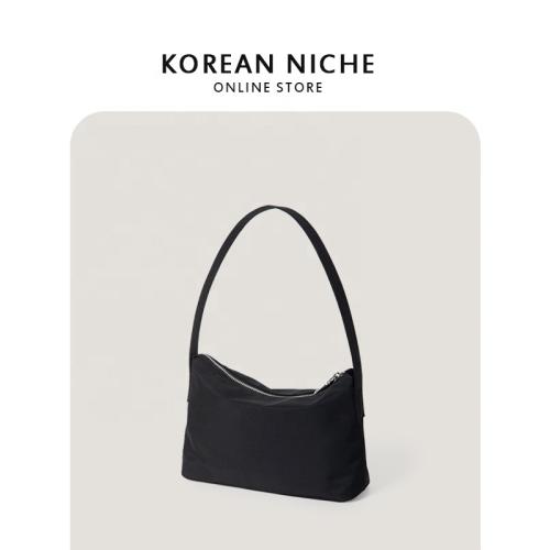2024 New Simple Versatile Women Hand Bag Candy Nylon Underarm Shoulder Bag Korean Style Fashion Handbags for Ladies