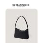 2024 New Simple Versatile Women Hand Bag Candy Nylon Underarm Shoulder Bag Korean Style Fashion Handbags for Ladies