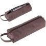 Gelory Custom Logo Oval Design Oxford Pen Bag School Student Portable Multifunctional Pencil Case Pouch