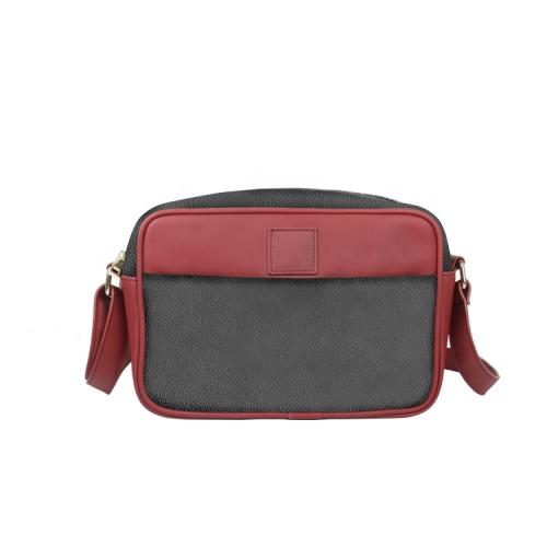 Custom Women Pu Leather Crossbody Clutch Bag Crossover Bag Handbag With Adjustable PU Strap