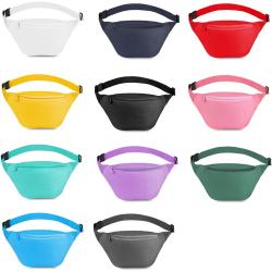 Gelory Fanny Pack Waterproof Chest Handbag Hip Purse Outdoor Hiking Biking Running Canvas Waist Bag with Adjustable Strap