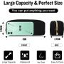 Gelory 2024 Cute Small Makeup Bag Slim Pouch Waterproof Travel Cosmetic Toiletry Bags For Women