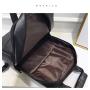 ZWY001 New Fashion Laptop Bag Man Backpack PU Leather Schoolbag Handheld Zipper Business Computer Bag Travel Outdoor Customize
