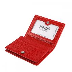 New arrival RFID leather multifunctional bank card cover anti-theft swipe wallet hand-held zero wallet identification bag carteras para mujer