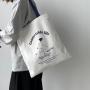 High quality custom printed organic cotton canvas tote bag women's handbag bag