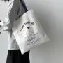 High quality custom printed organic cotton canvas tote bag women's handbag bag