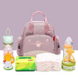 Multi function Casual Outdoor Travel Mummy Bag Cooler Storage Mother Care Baby Diaper Bag Backpack