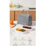 Portable Insulated Box Lunch Bag Tote Canvas Thermal Food Container School Picnic For Men Women Kids Travel Cooler Bag