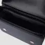 2024 Custom Black Vegan Leather Women Soft Smooth Material Crossbody Bag Fashion Handbag Purse For Ladies