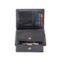 Customized men wallet leather wallet card holder rfid blocking leather wallet slim coin purse