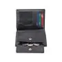Customized men wallet leather wallet card holder rfid blocking leather wallet slim coin purse