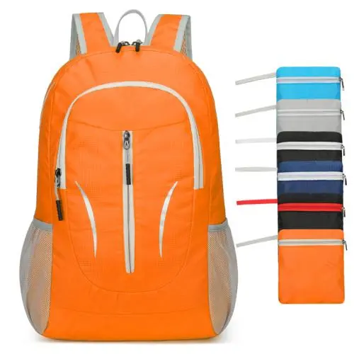 Custom Wholesale Waterproof Outdoor Sport Camping Hiking Lightweight Foldable Backpack Bags