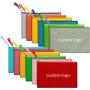 Gelory Multi-Purpose Travel Toiletry Bag Pen Pencil Case Canvas Cosmetic Stationery Pencil Pouch Bag With Zipper