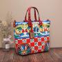 Latest Design ladies bag colorful printing handbag for eye-catching designer bag for women quality factory direct sales 33 cm