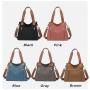 KBW434 Fashion Women Canvas Bag New Retro Casual Shoulder Crossbody Tote Bag Large Capacity Travel Bag For Lady
