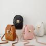 Hot Sale Women's PU Small Square Messenger Bag New Fashion Simple Single Shoulder Crossbody Phone Bags for Women Lady Purse