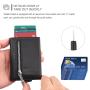 Customized Leather Aluminum Holder Card Holder Men Pop Up Wallet