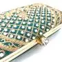 Custom sac tendance 2024 New Handmade Beaded Banquet Bag Crossbody Chain Clutch Retro Embroidery Evening Handbag For Ladies