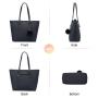 LOVEVOOK custom hot sale fashion trends ladies 3 pieces handbags shoulder bags for women luxury purses and handbags